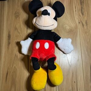 Disney Mickey Mouse Plush Stuffed Animal GUC Classic Kidcore Nostalgia